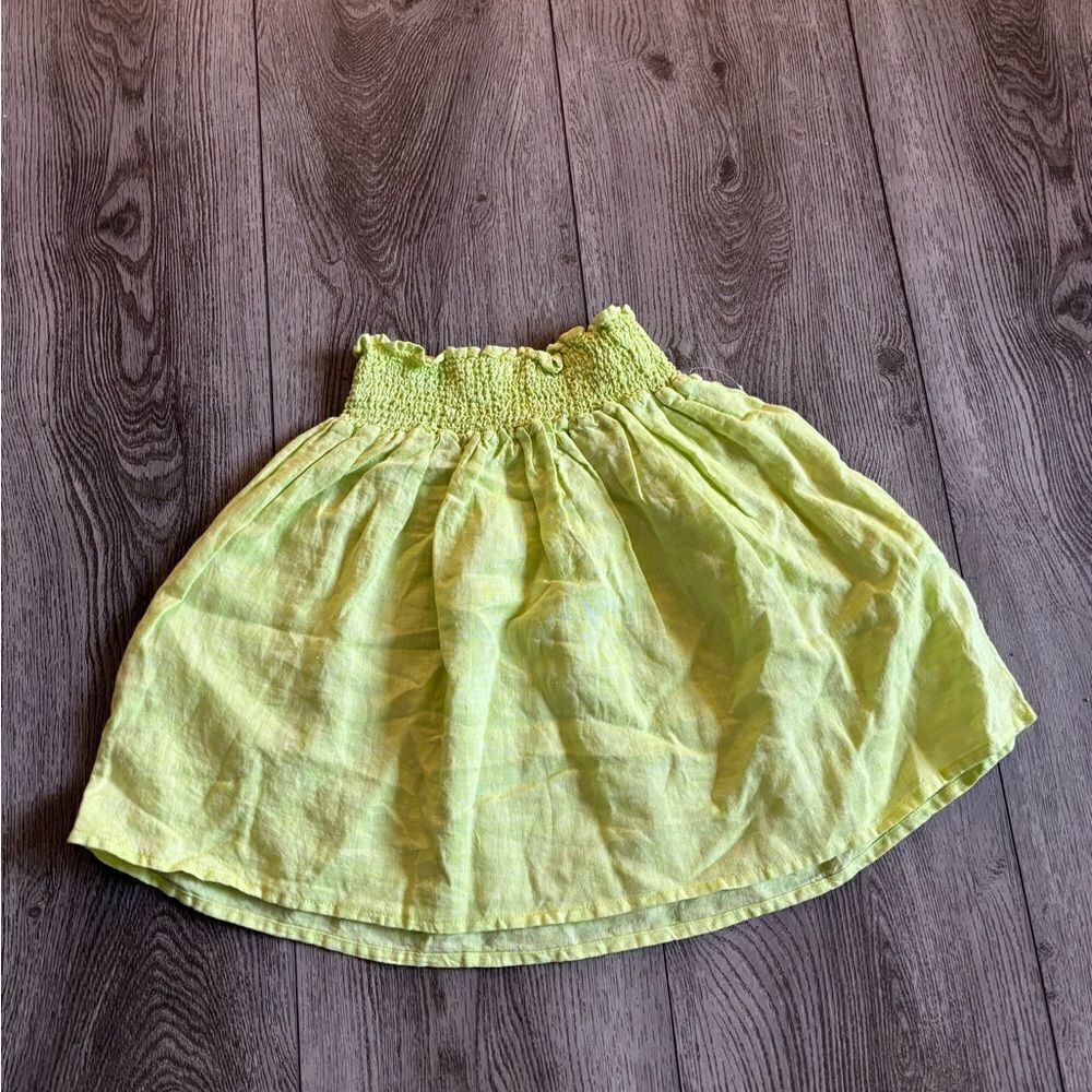 Cynthia Rowley 100%  linen mini skirt Lightweight with pockets NWOT